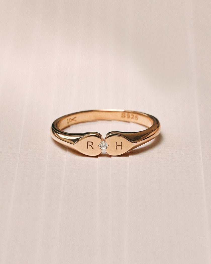 One Personalized Couple Ring