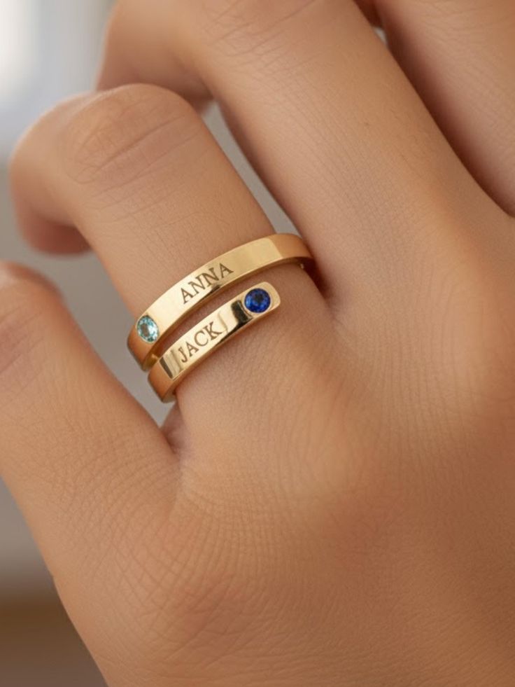 One Personalized Couple Ring