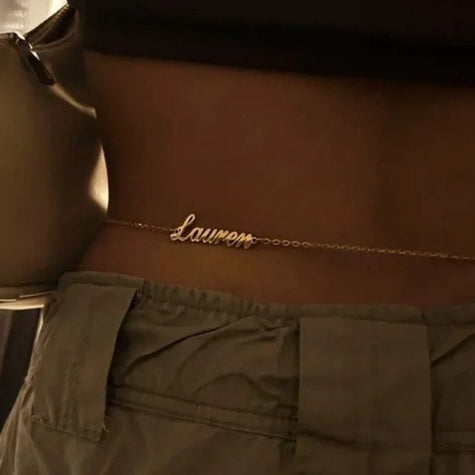 Custom Name Belly Chain