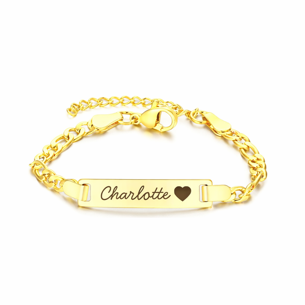 Personalised Chain Bracelet and Ring Set