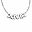 Bubble Initial Necklace