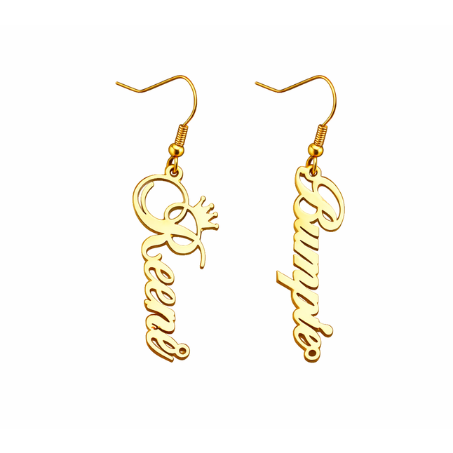 Personalized Name Earrings