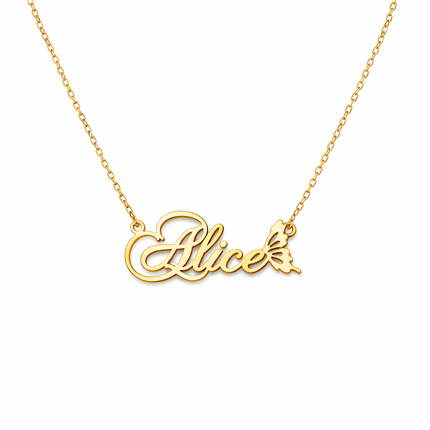 Personalised Name necklace with Element