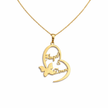 Personalised Name necklace with Heart
