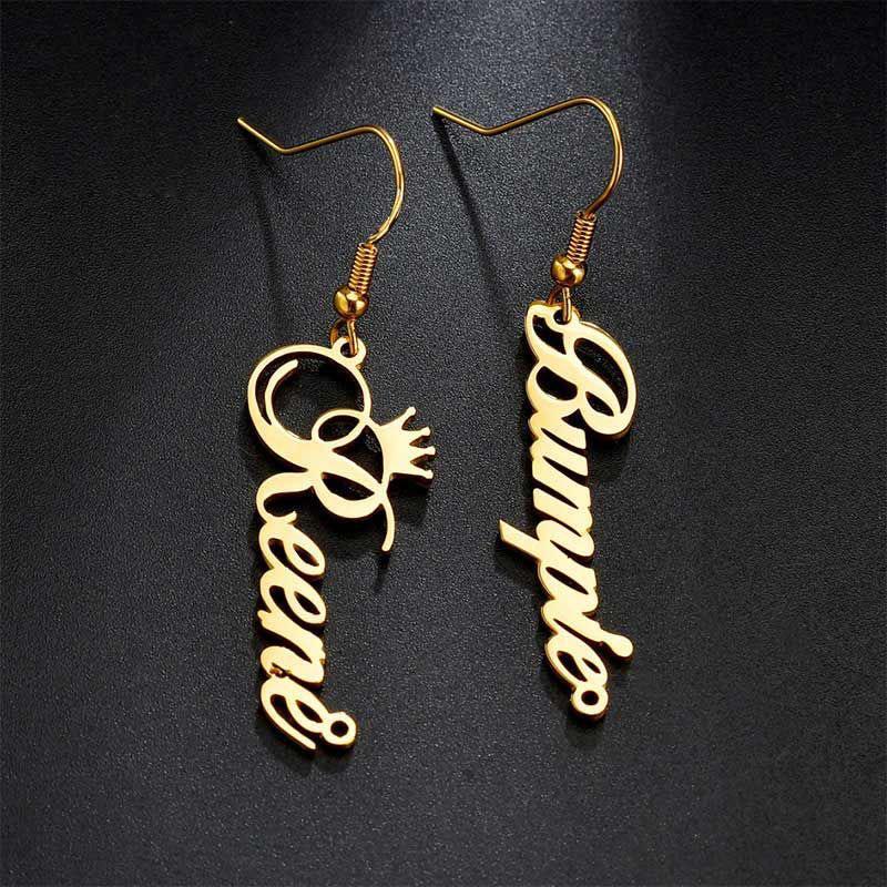 Personalized Name Earrings