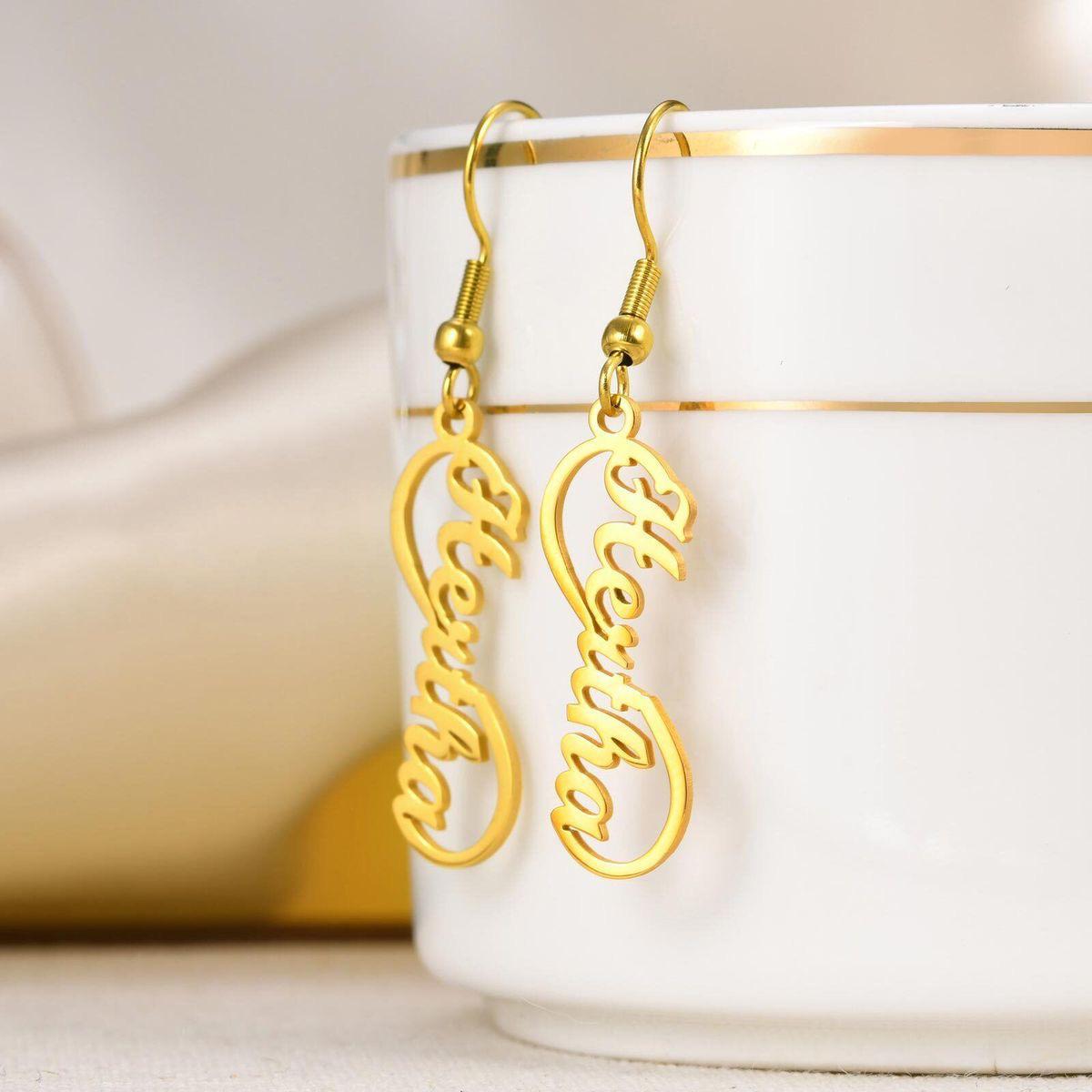 Personalized Name Earrings