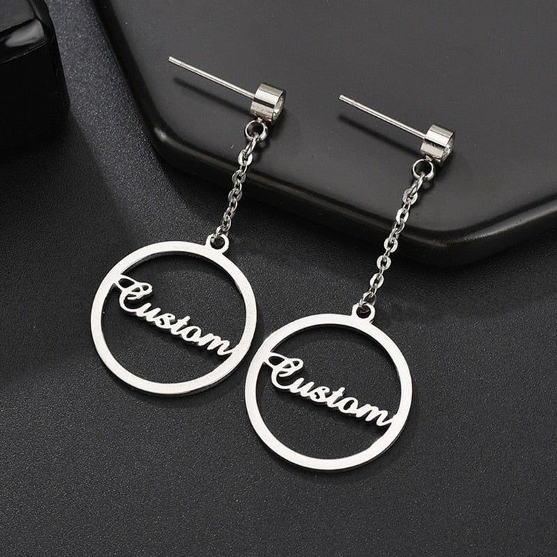 Personalized Name Earrings