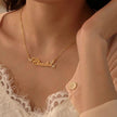 Personalised Name necklace with Element