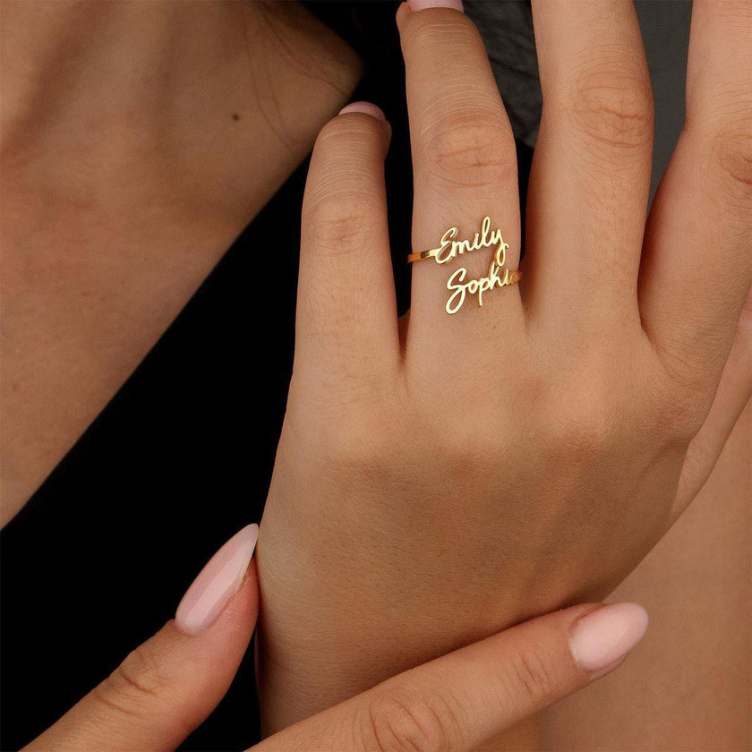 One Personalized Couple Ring